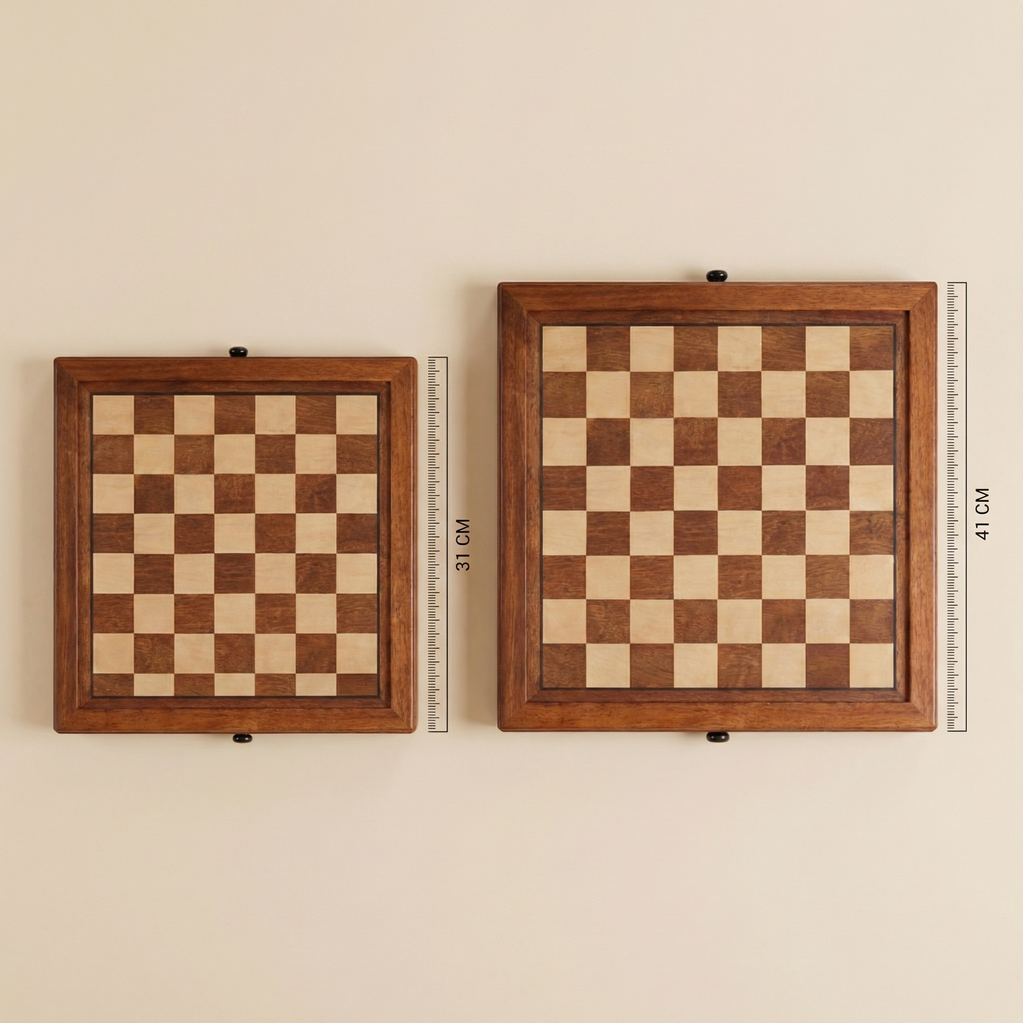 Échiquier magnétique avec tiroirs en bois d'Érable